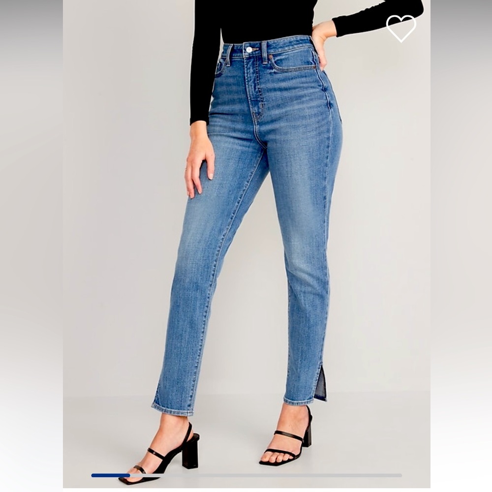 Old Navy O.G. Straight Leg High-Rise Denim in 14P